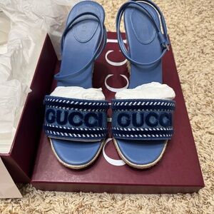 Gucci platform espadrille